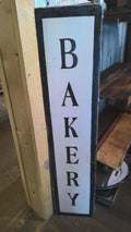 Handmade bakery sign