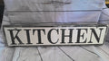 Handmade kitchen sign