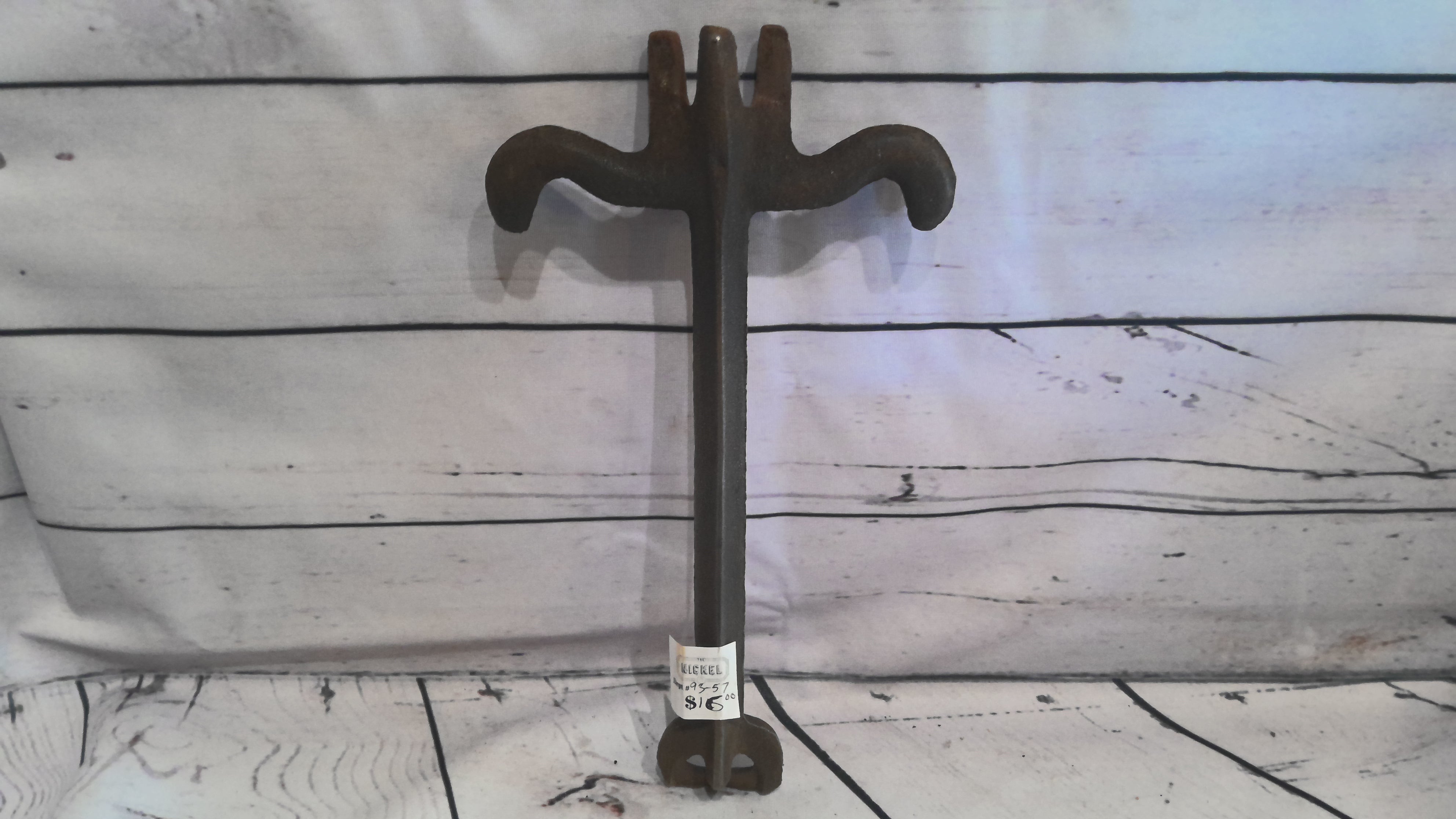Cast iron wood stove tool