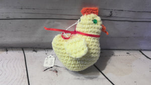 Crocheted duck