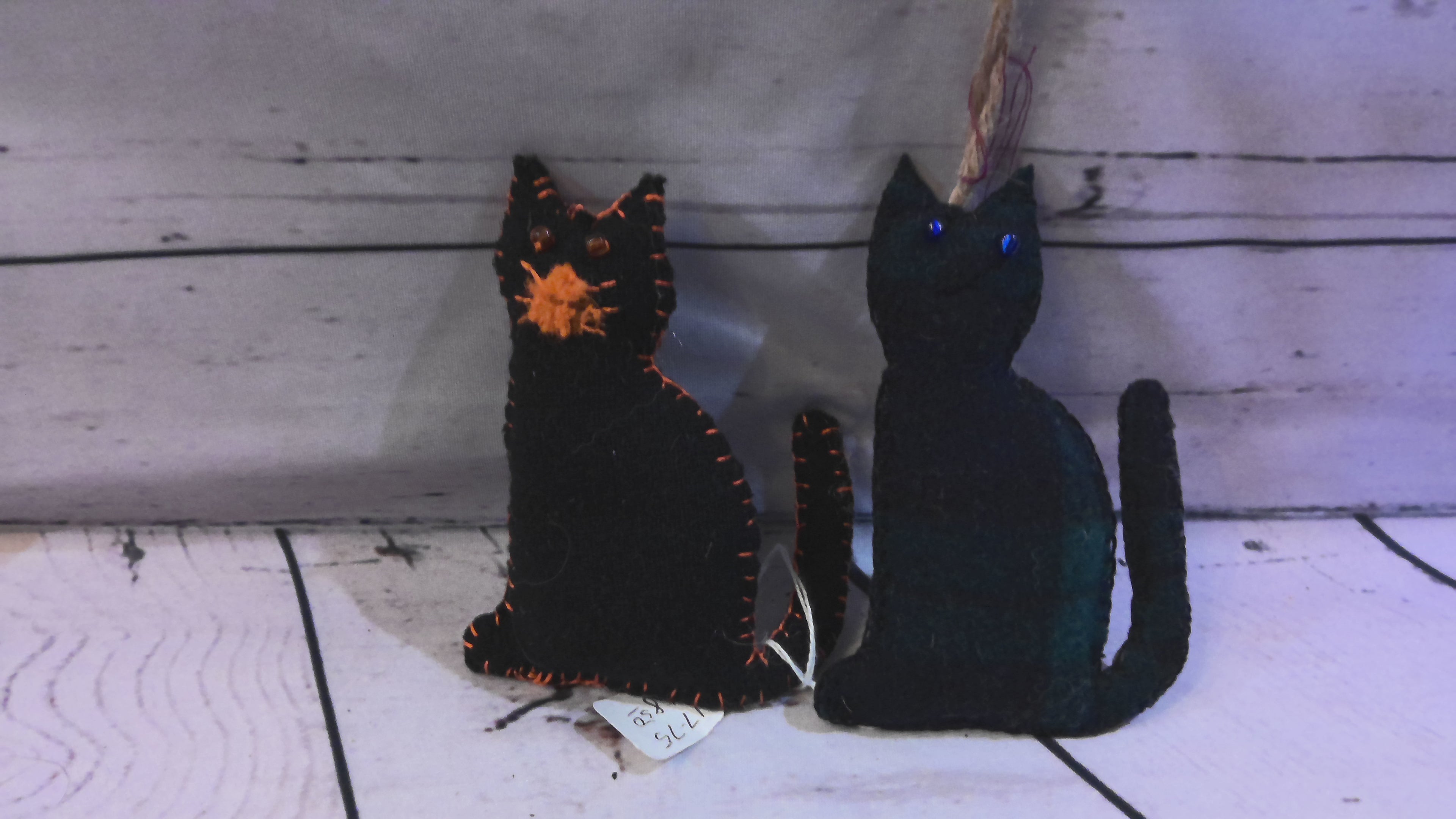 Crocheted Halloween cats