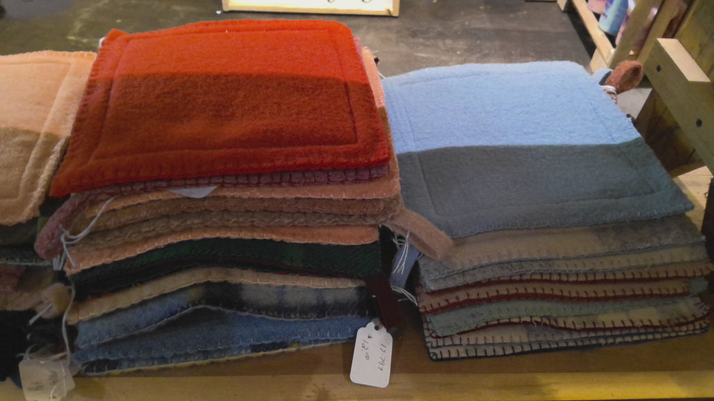 Hand crocheted potholders