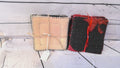 Set a four crocheted coasters with fall coasters