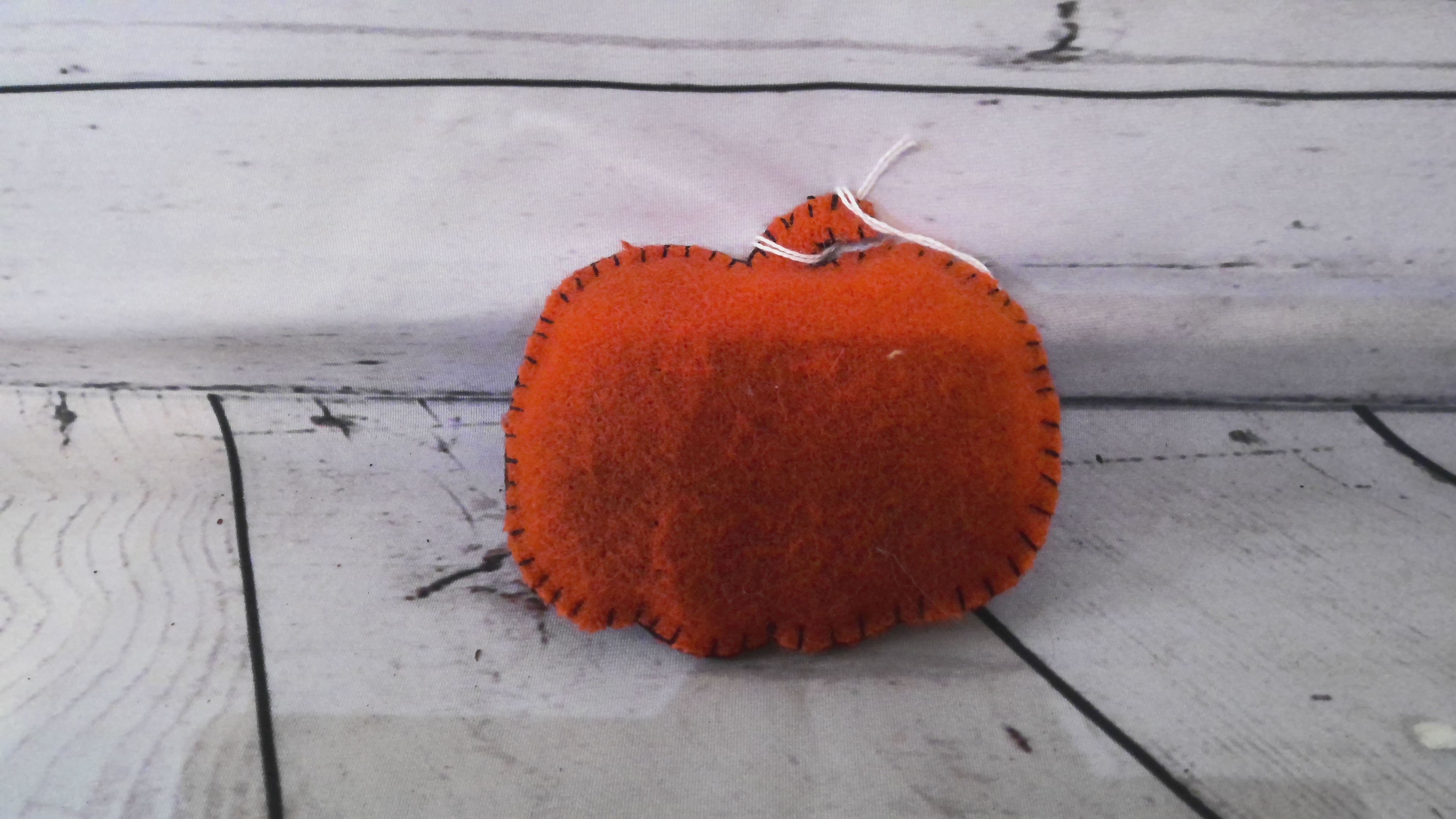 Crocheted pumpkins bowl fillers