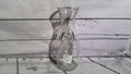 Vintage glass milk bottle