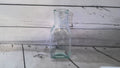 Small glass bottle