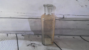 Vintage square bottle