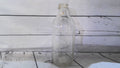 Large glass bottle