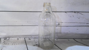 Large glass bottle