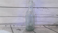 Glass soda bottle