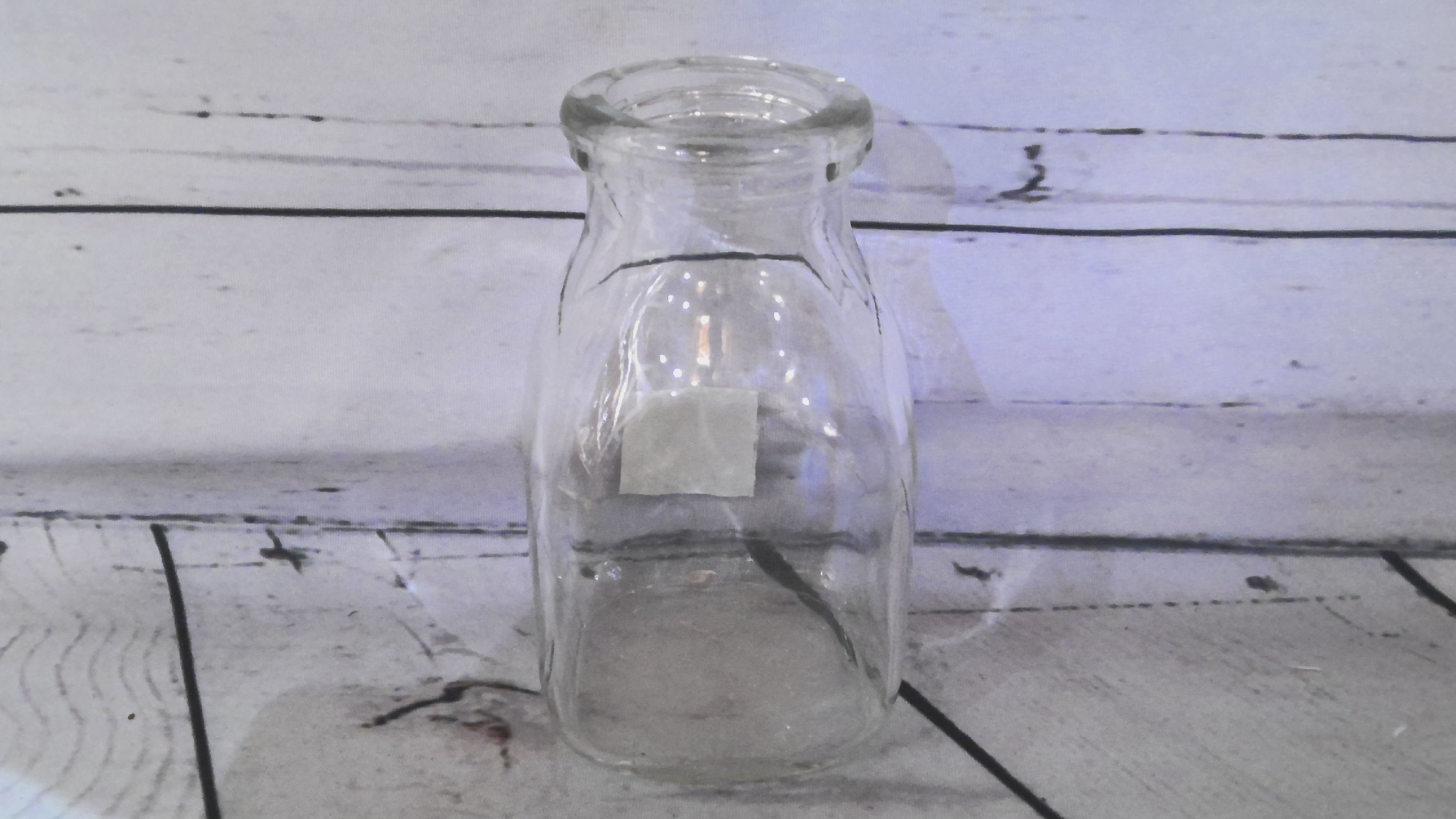 Small milk bottle