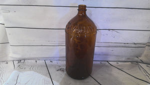 Savaday brown glass bottle