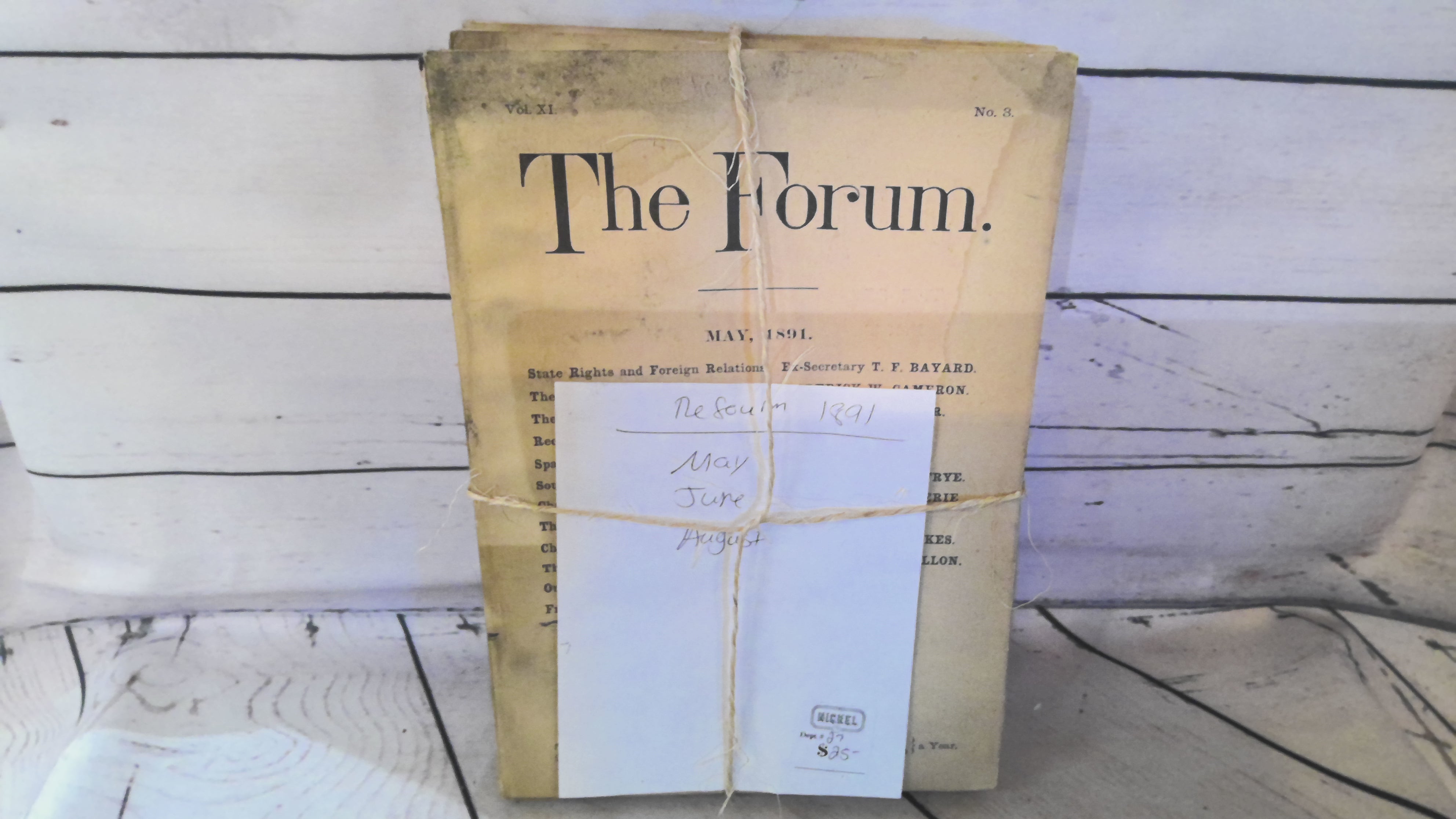 1891 The Forum books (set3)