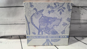 French Aster birthday book