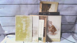 Assortment of old photos and postcards