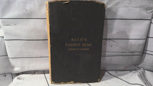 Bach's passion music