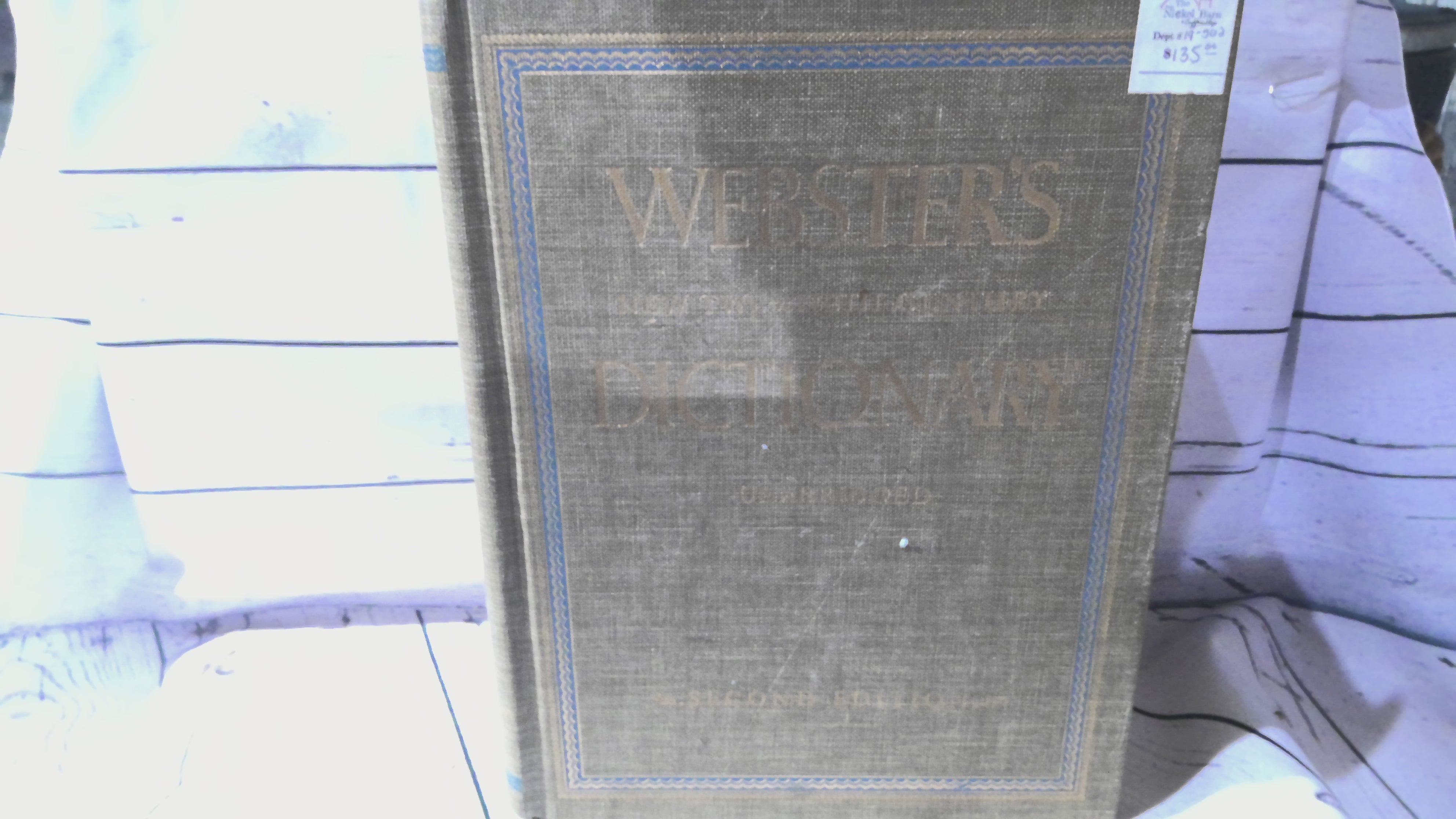 Webster's new 20th century dictionary underbridge