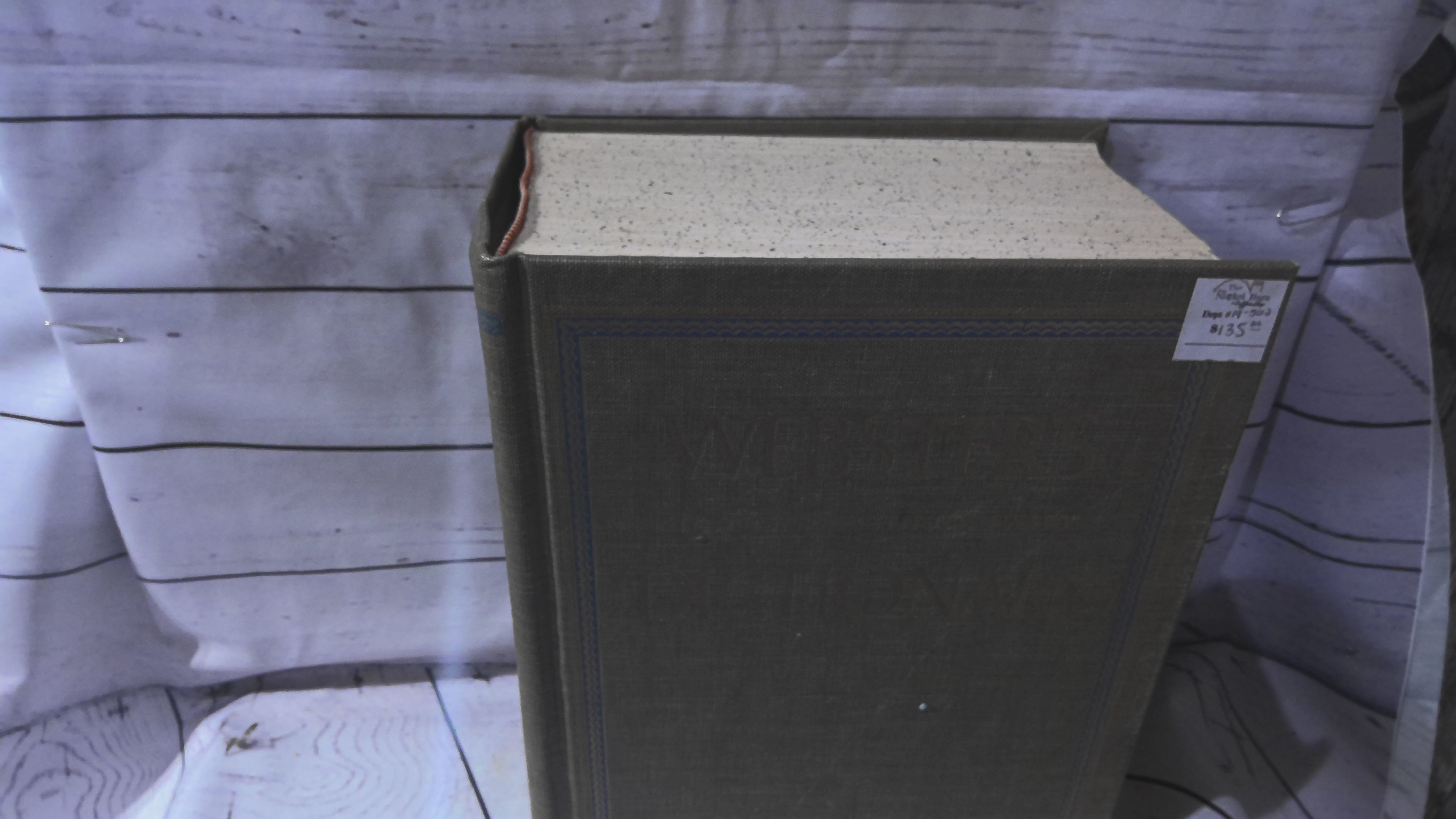 Webster's new 20th century dictionary underbridge