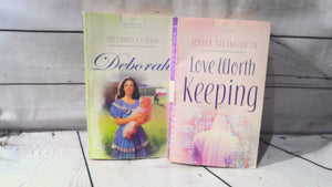 Deborah by Mildred Colvin and love worth keeping by Joyce Livingston