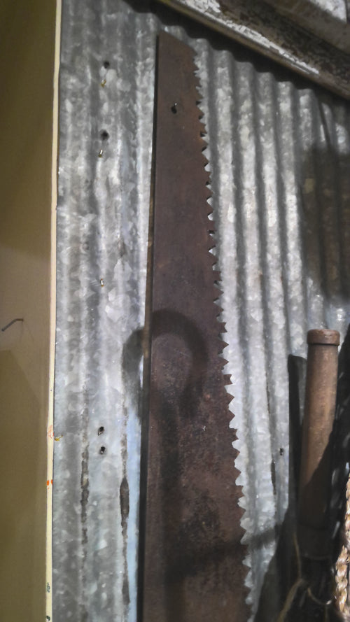 Antique 50" Wood Saw
