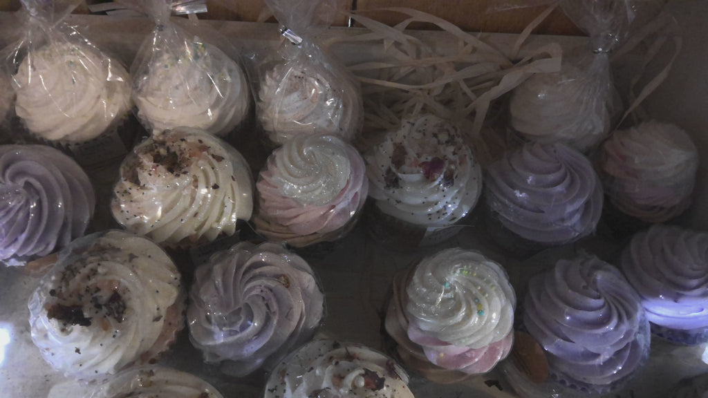 Handmade cupcake soaps