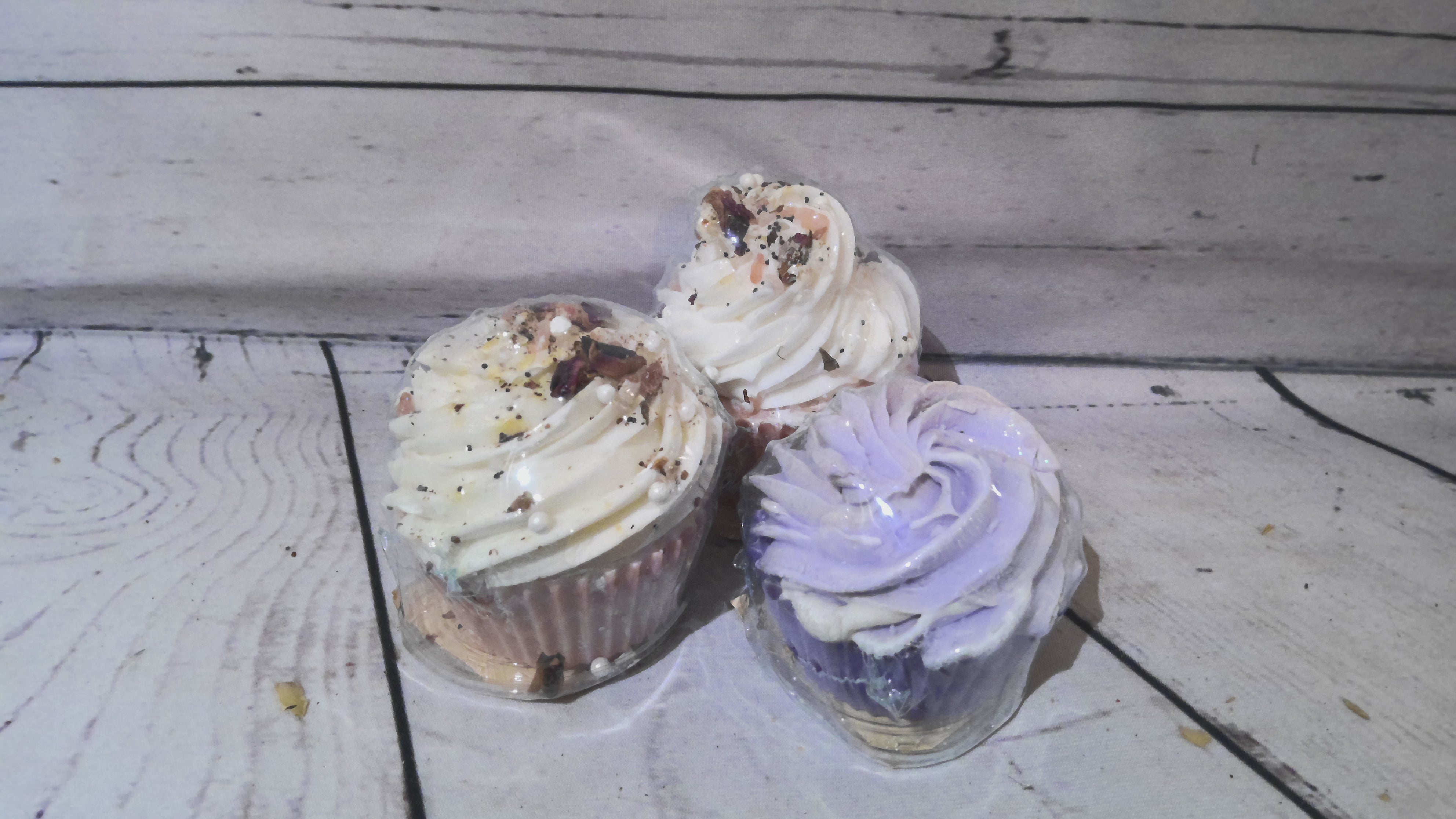 Handmade cupcake soaps