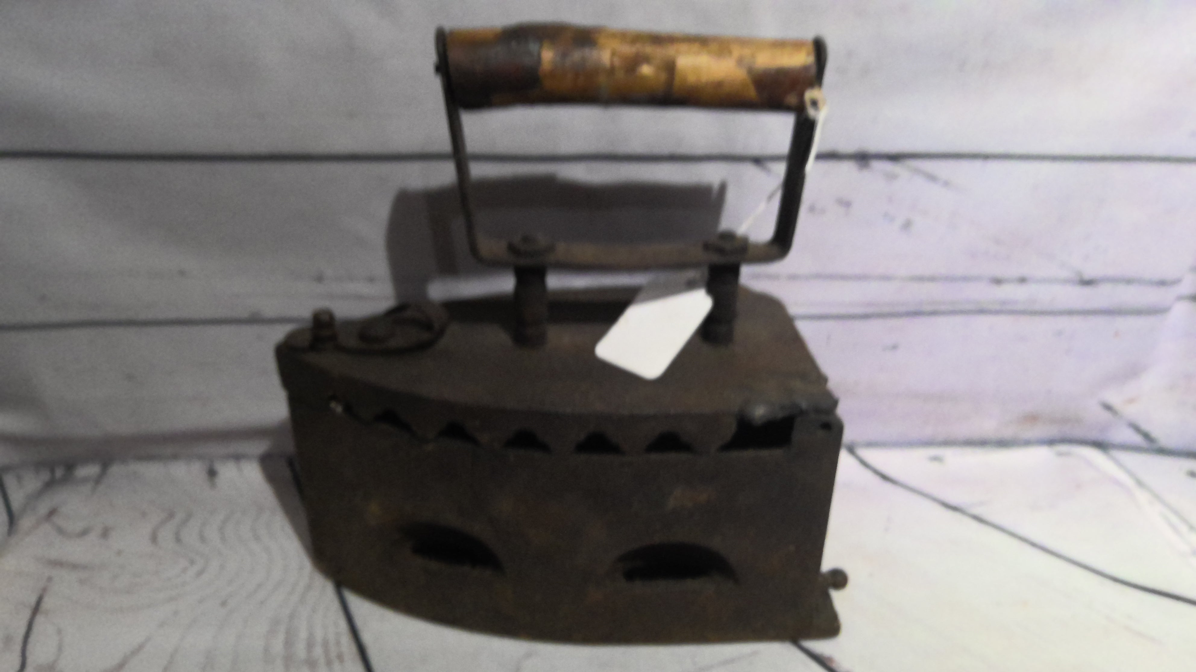 Vintage coal iron