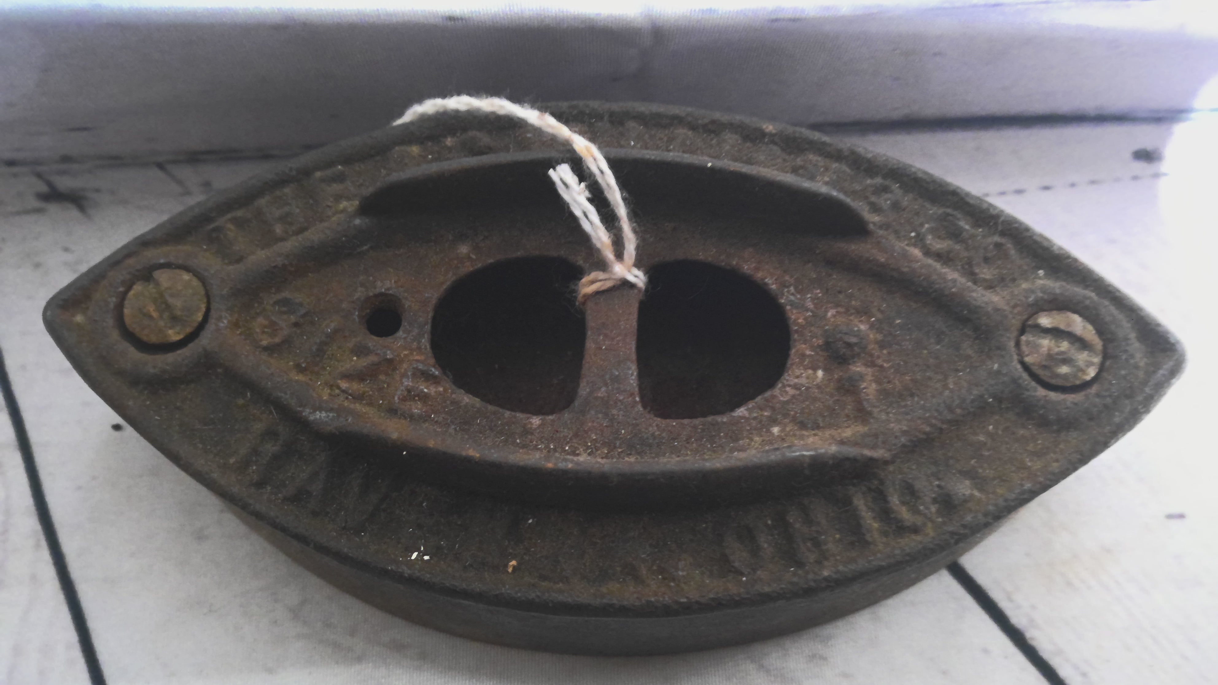 Antique sad irons (4)