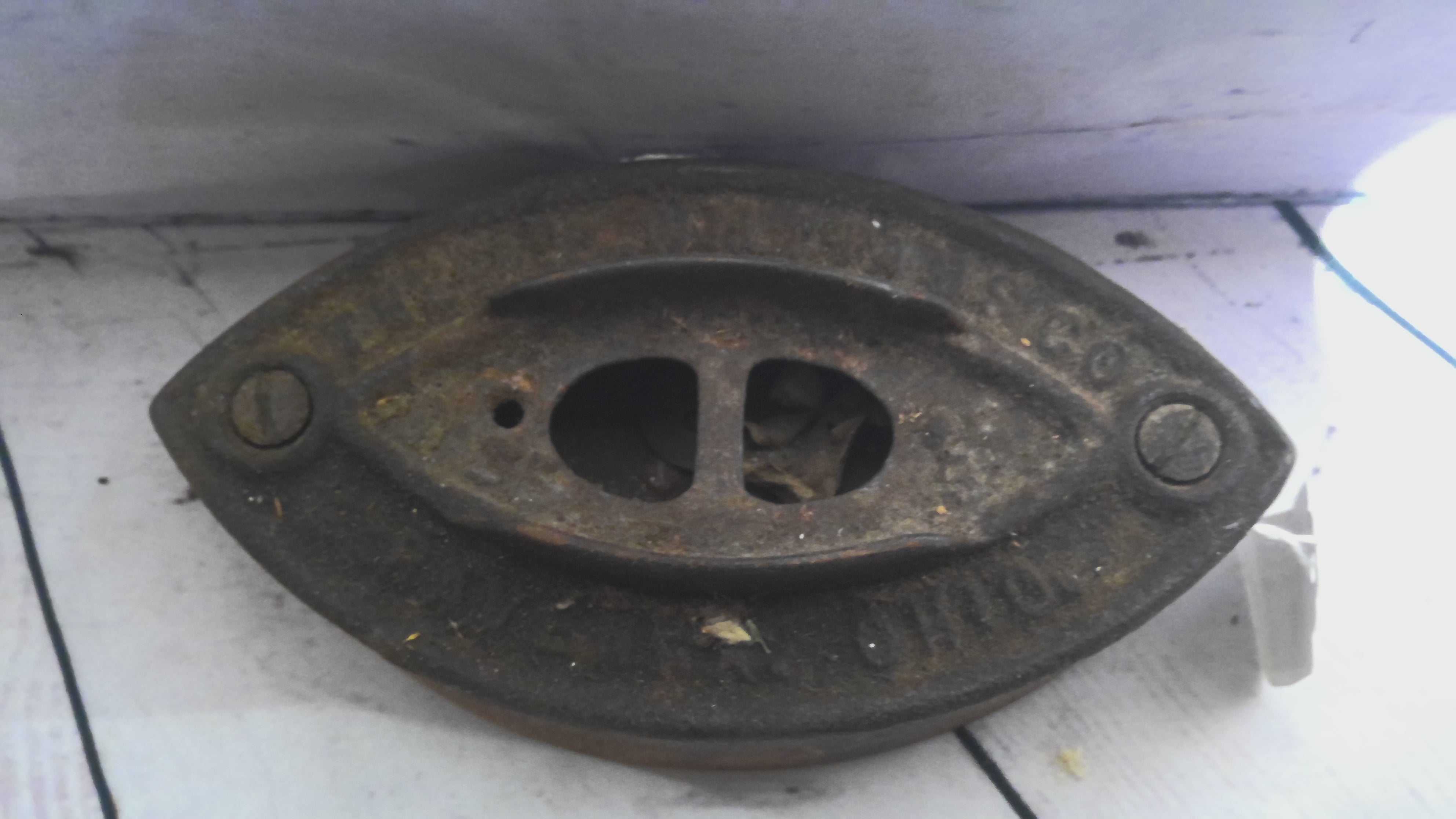 Antique sad irons (4)