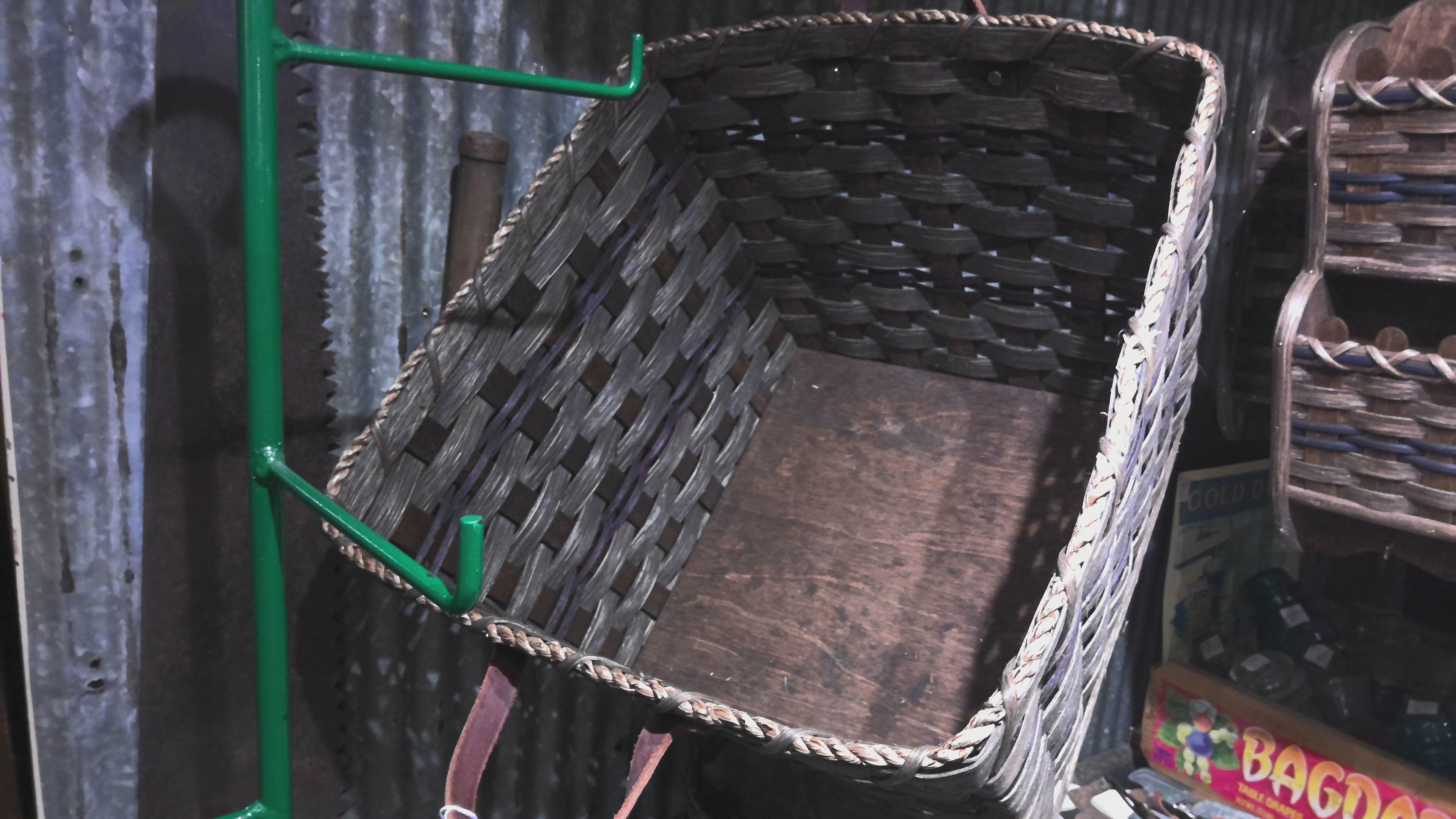 Handwoven large laundry basket