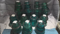 Assortment of blue hemingary insulators