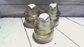Clear glass insulators