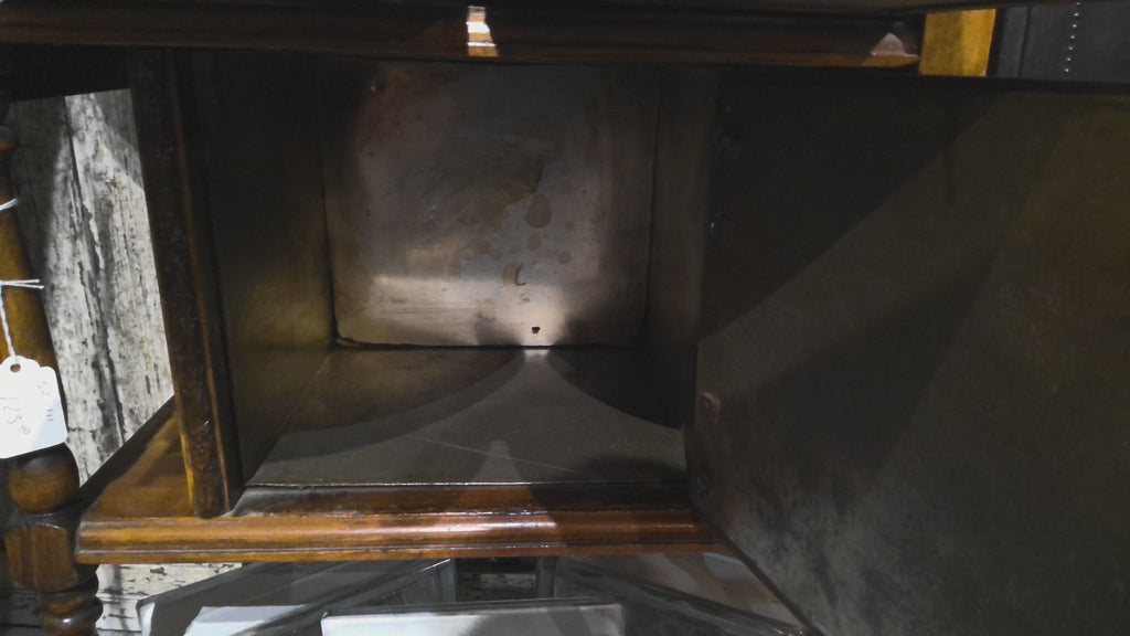 Antique humidor table