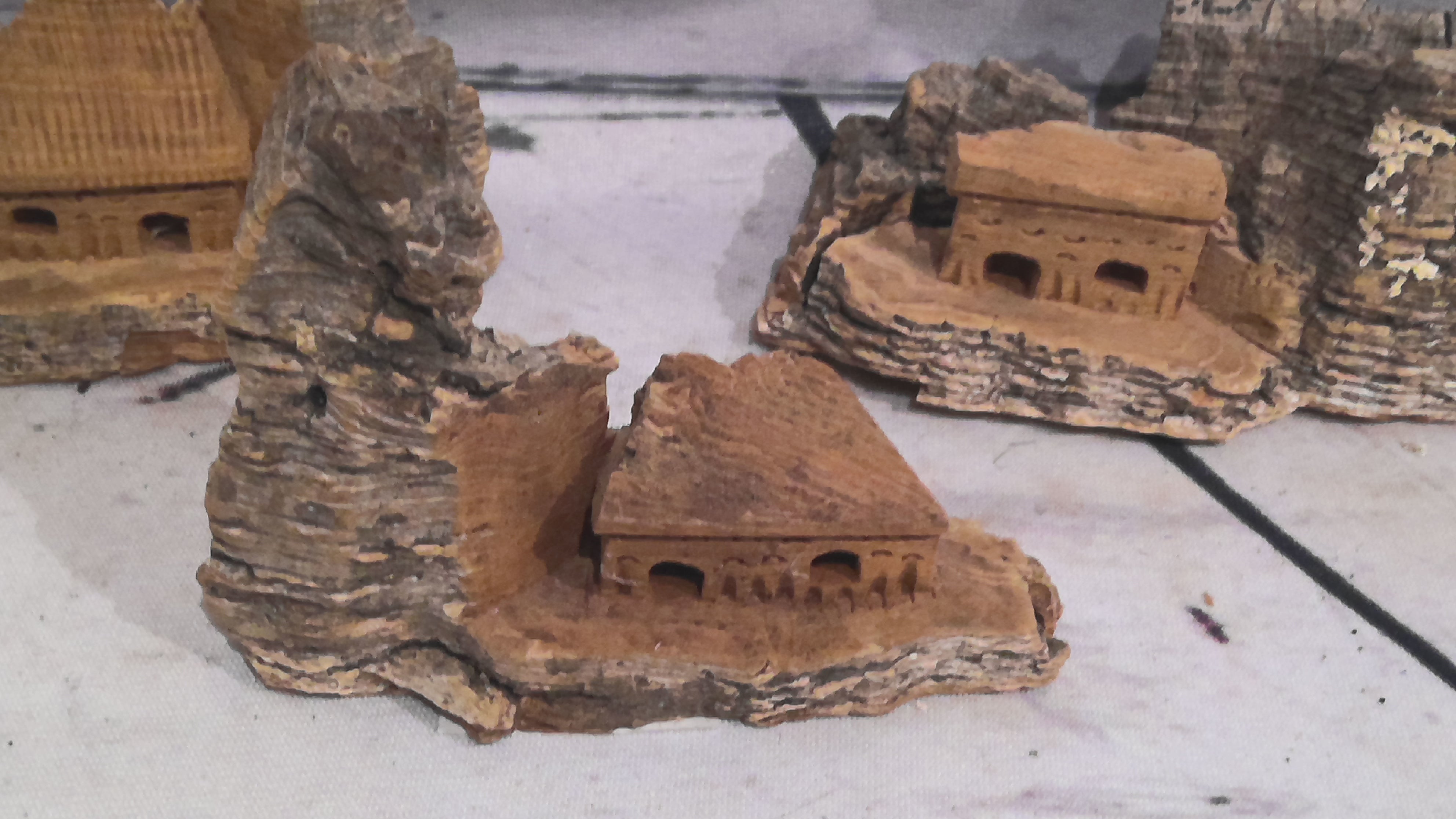 Wood carved structure