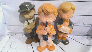 Set of three porcelain boy band