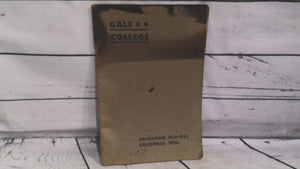 1921-1922 Gale college yearbook