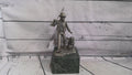 Fisherman Statue with granite base