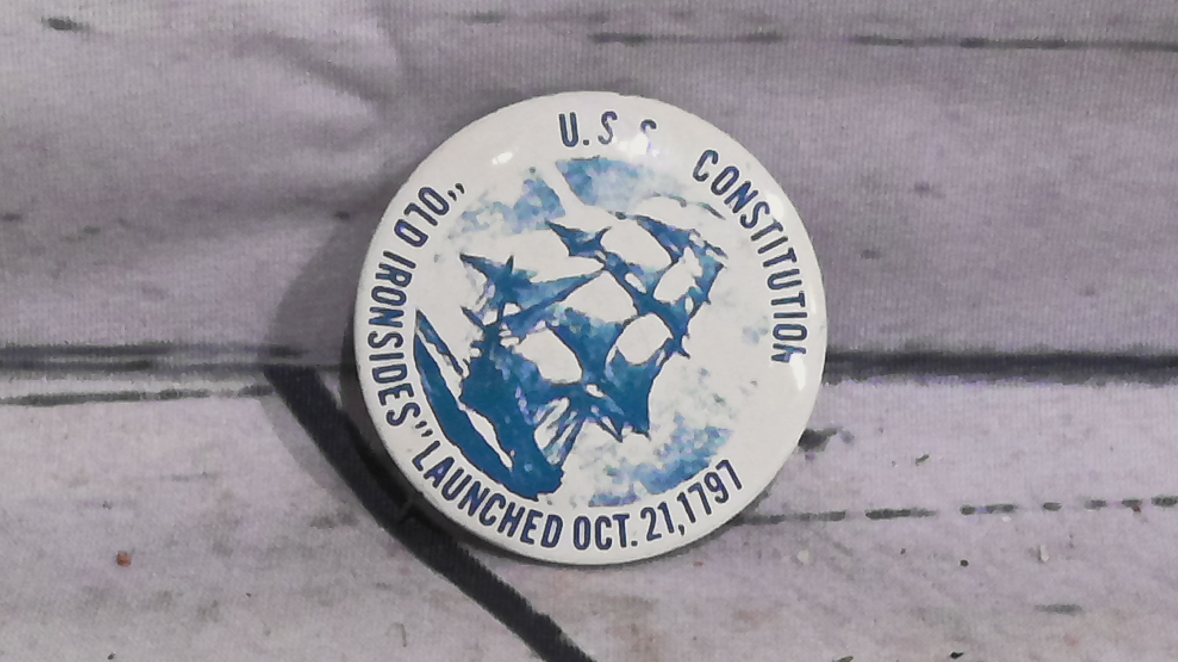 U. S. S. constitution "old ironsides" Pin