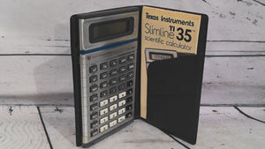 Texas Instruments slim line TI-35