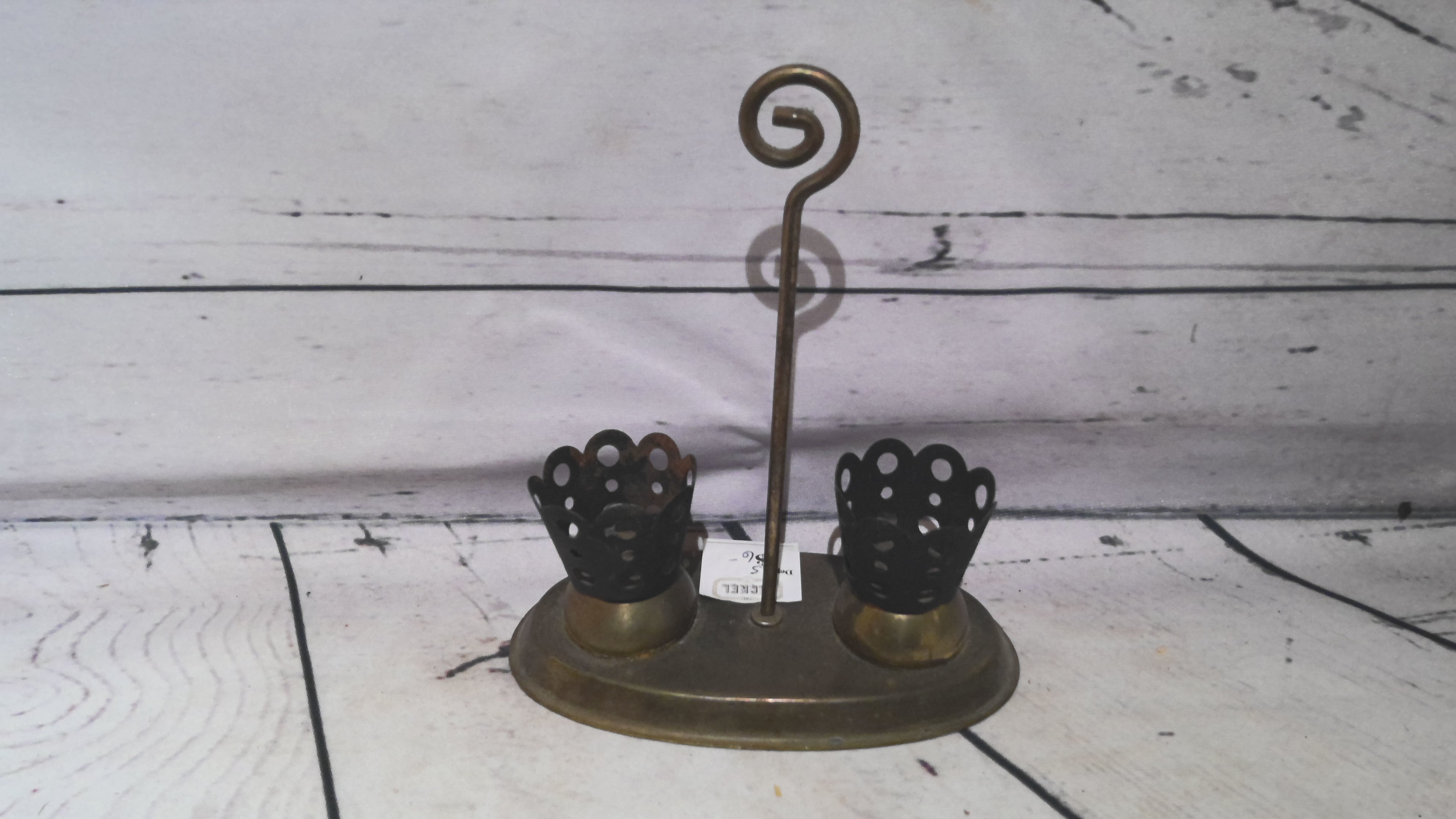 Metal candle holders