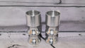 Aluminum candle holders #06 (set)