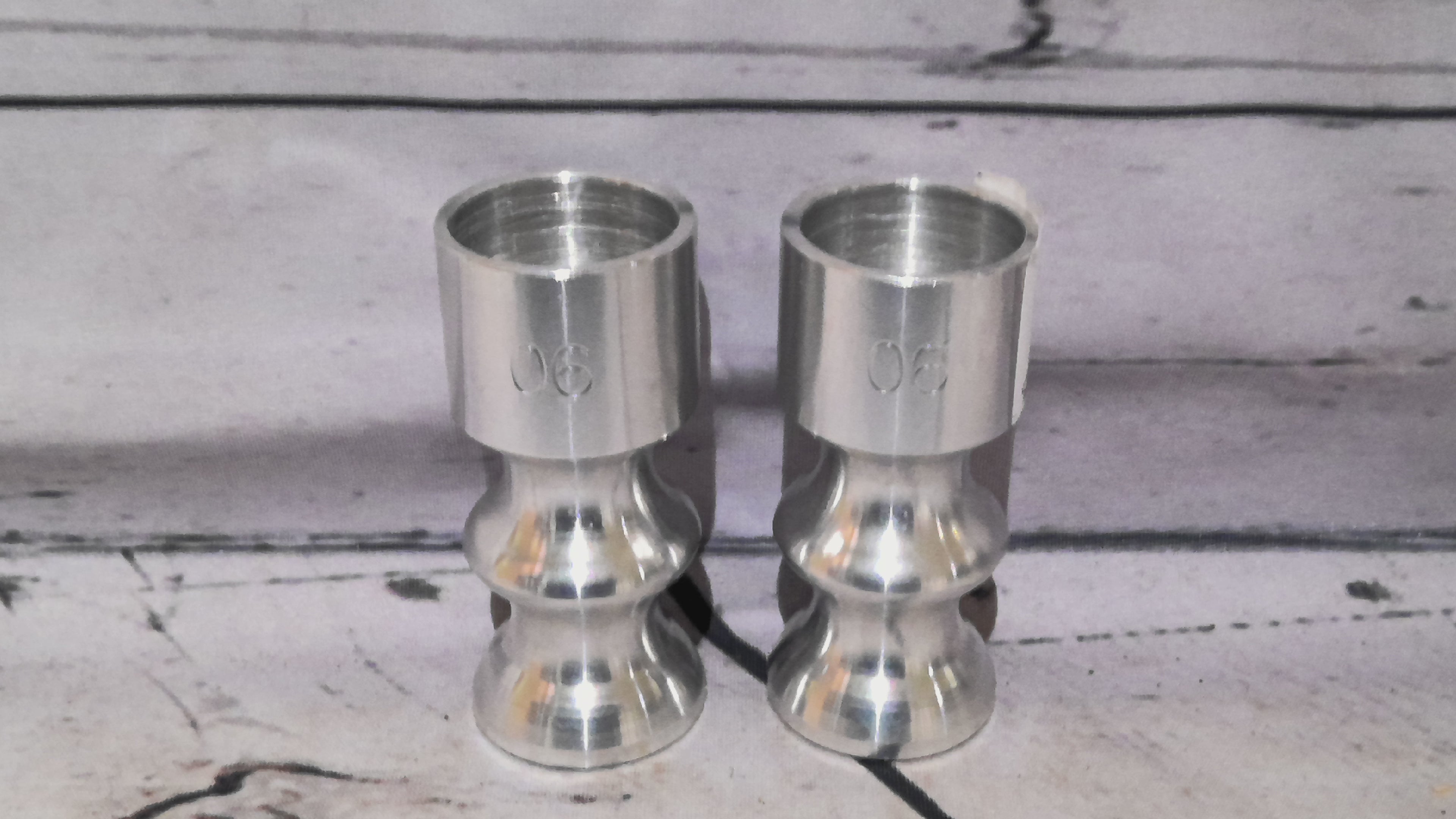 Aluminum candle holders #06 (set)