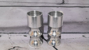 Aluminum candle holders #06 (set)