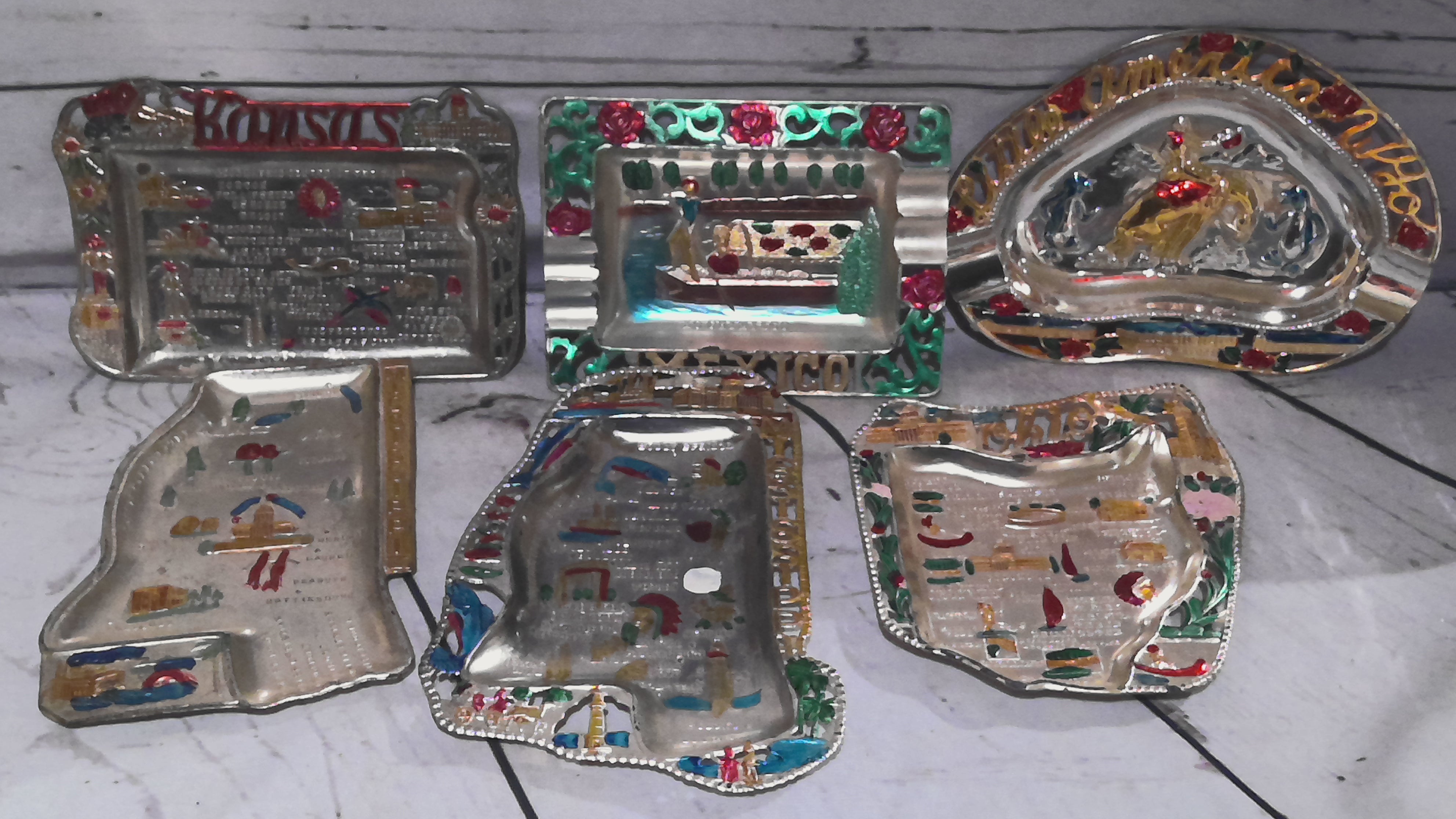 Custom state ashtrays