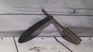 Antique straight razor