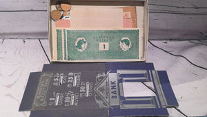 Vintage Playtown Bank Game
