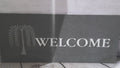 Welcome sign