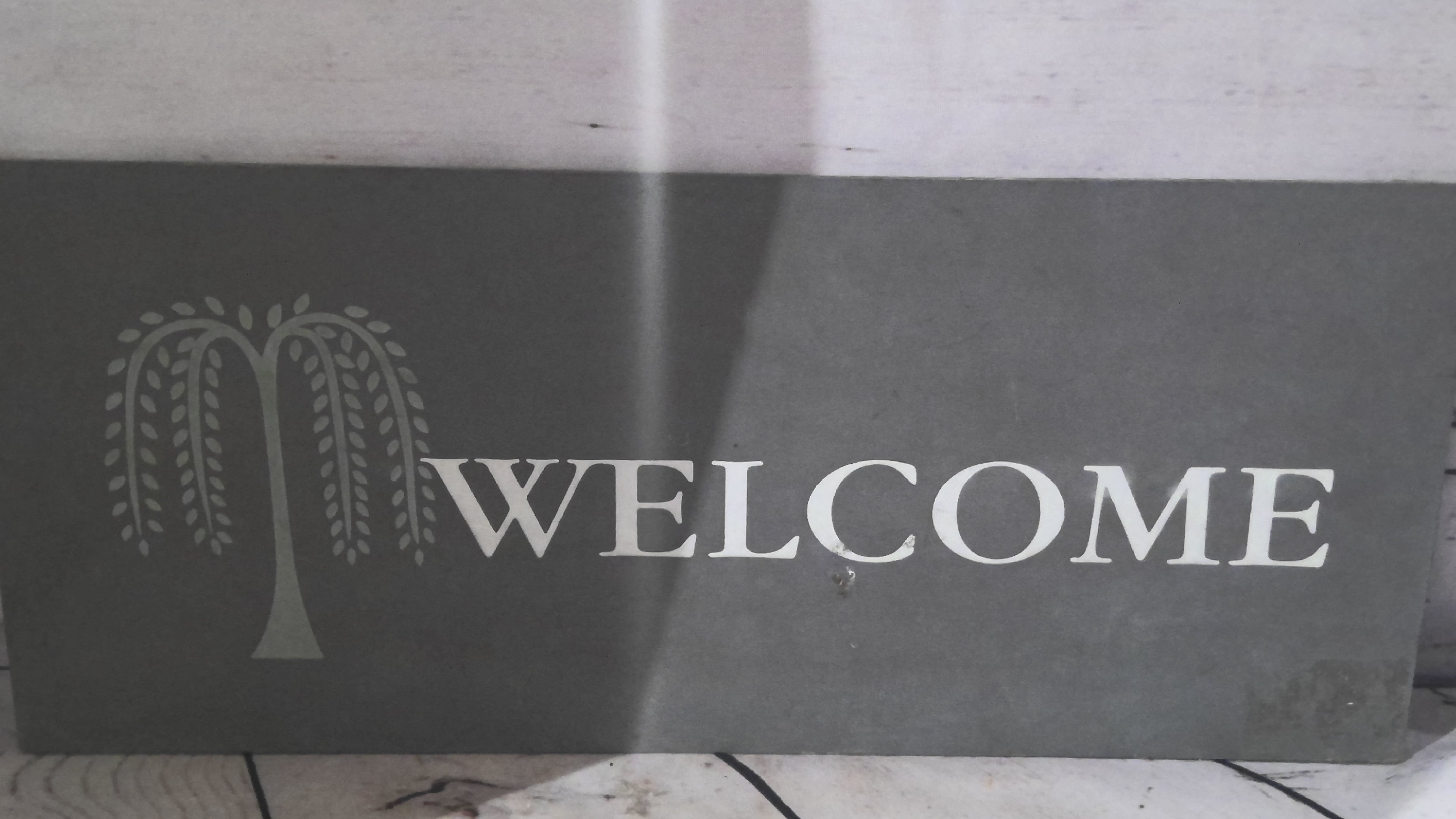 Welcome sign