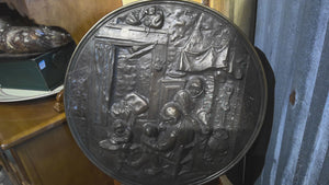 Large metal tin picture #1534