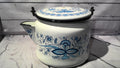 Enamel teapot with handle